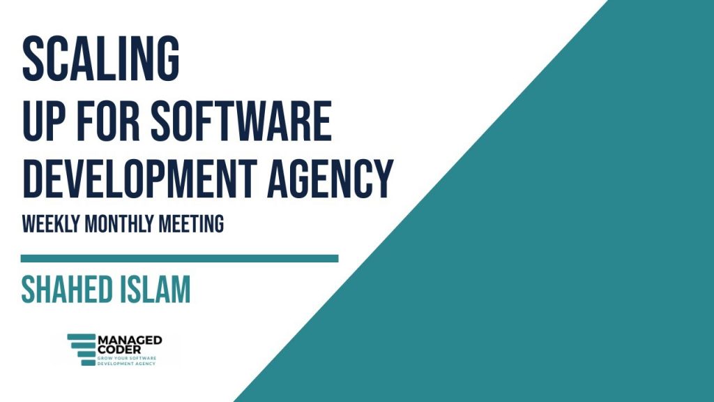 Web Development Company Weekly/Monthly Meetings